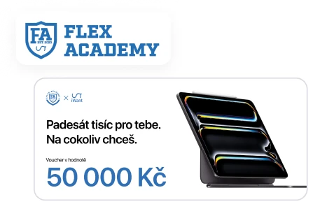 1. místo | 50 000 Kč na Apple výbavu u iWant.cz
