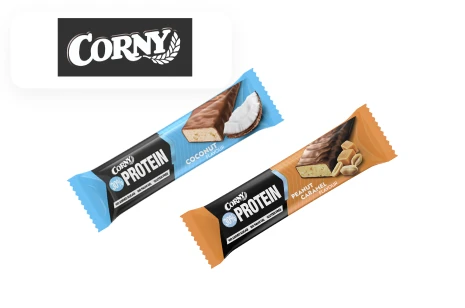 79.–83. místo | Balíček tyčinek Corny Protein 